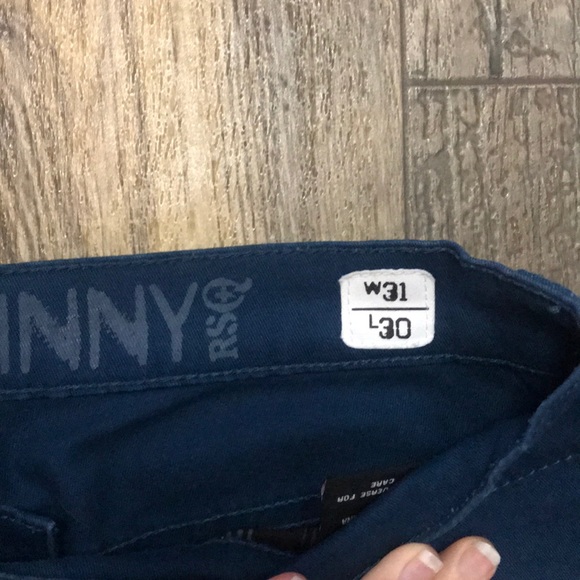 MENS RSQ LONDON SKINNY JEANS - Picture 3 of 5